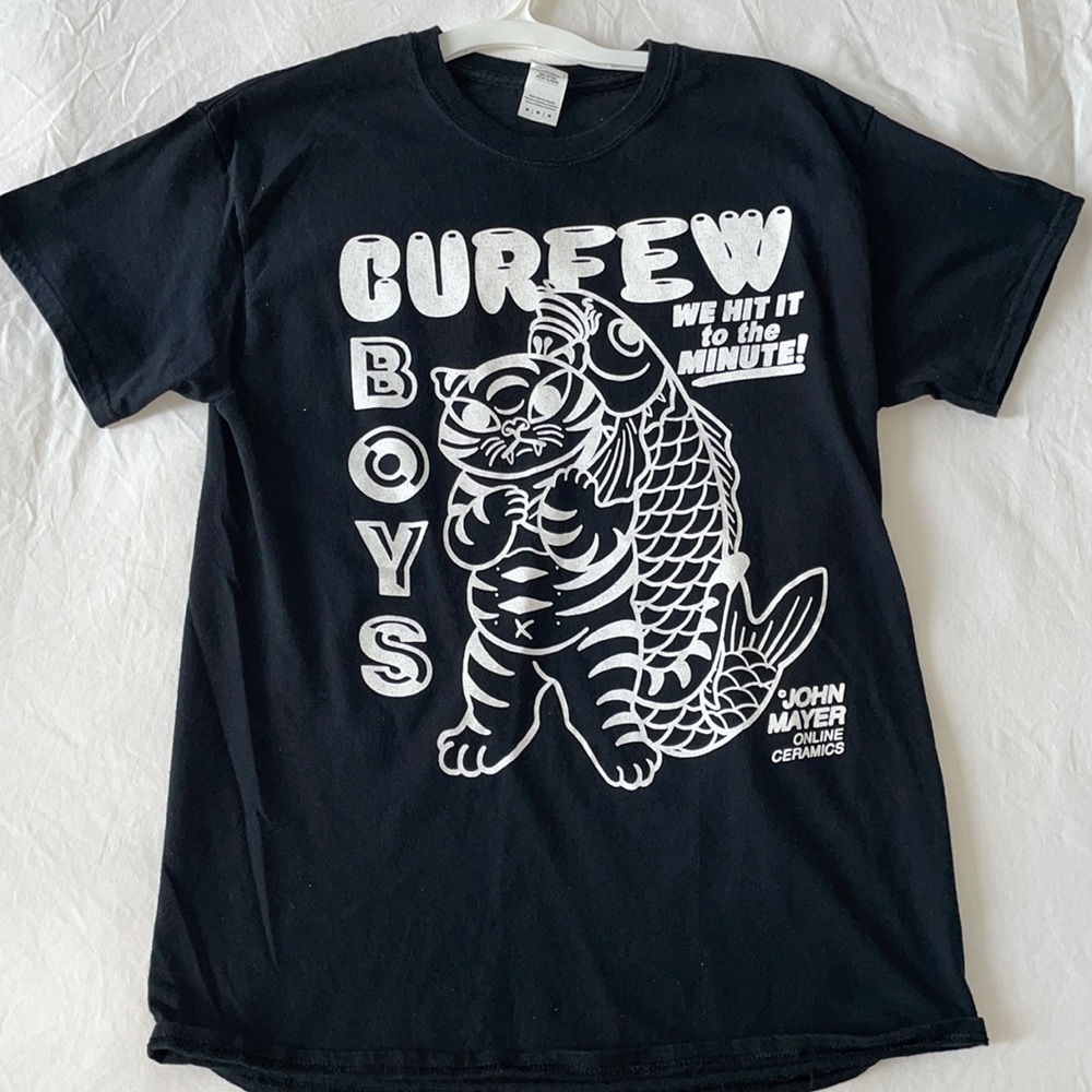 John Mayer curfew boys concert tee!